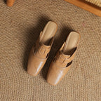 Maribel Genuine Leather Mules