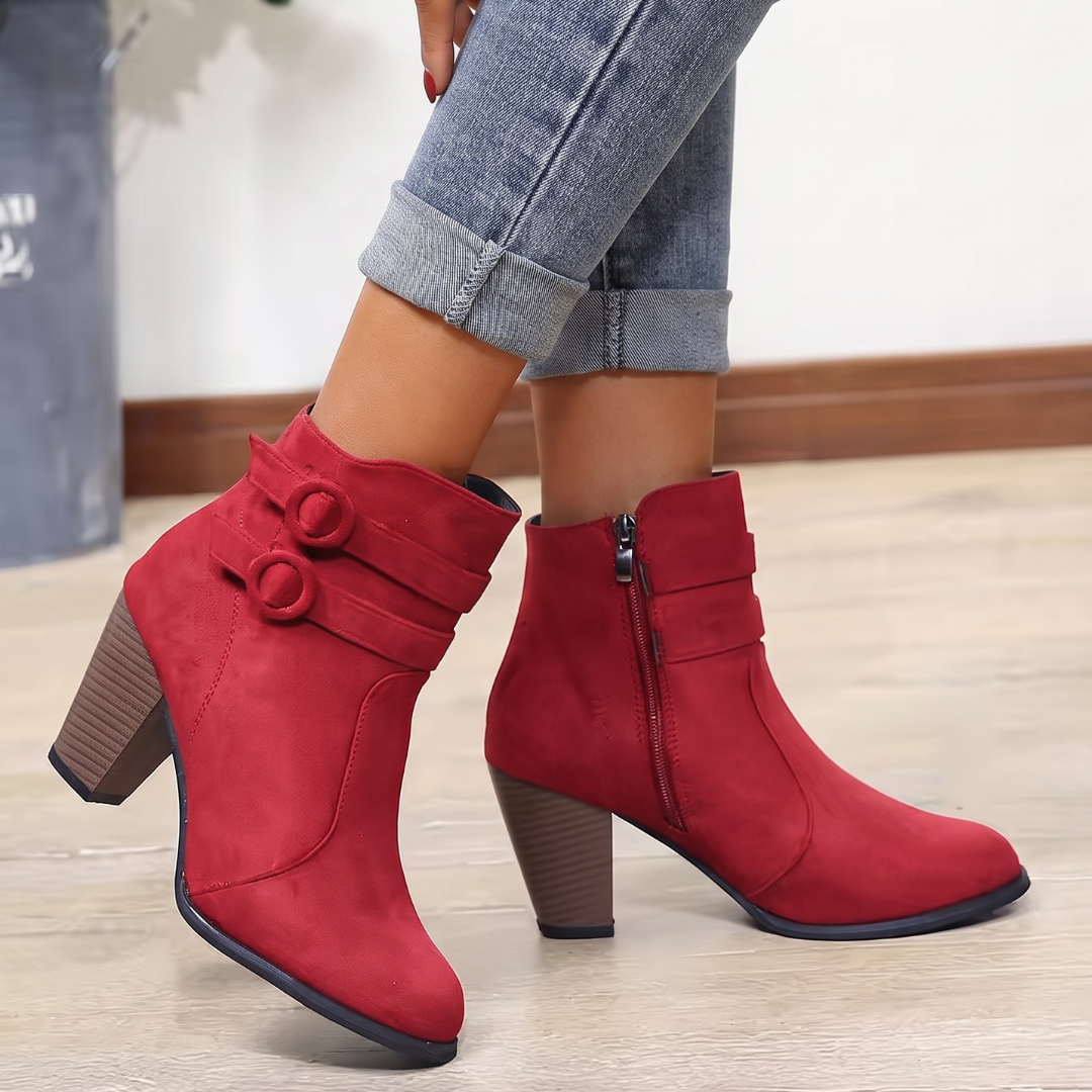 The Loretta Buckle Bootie
