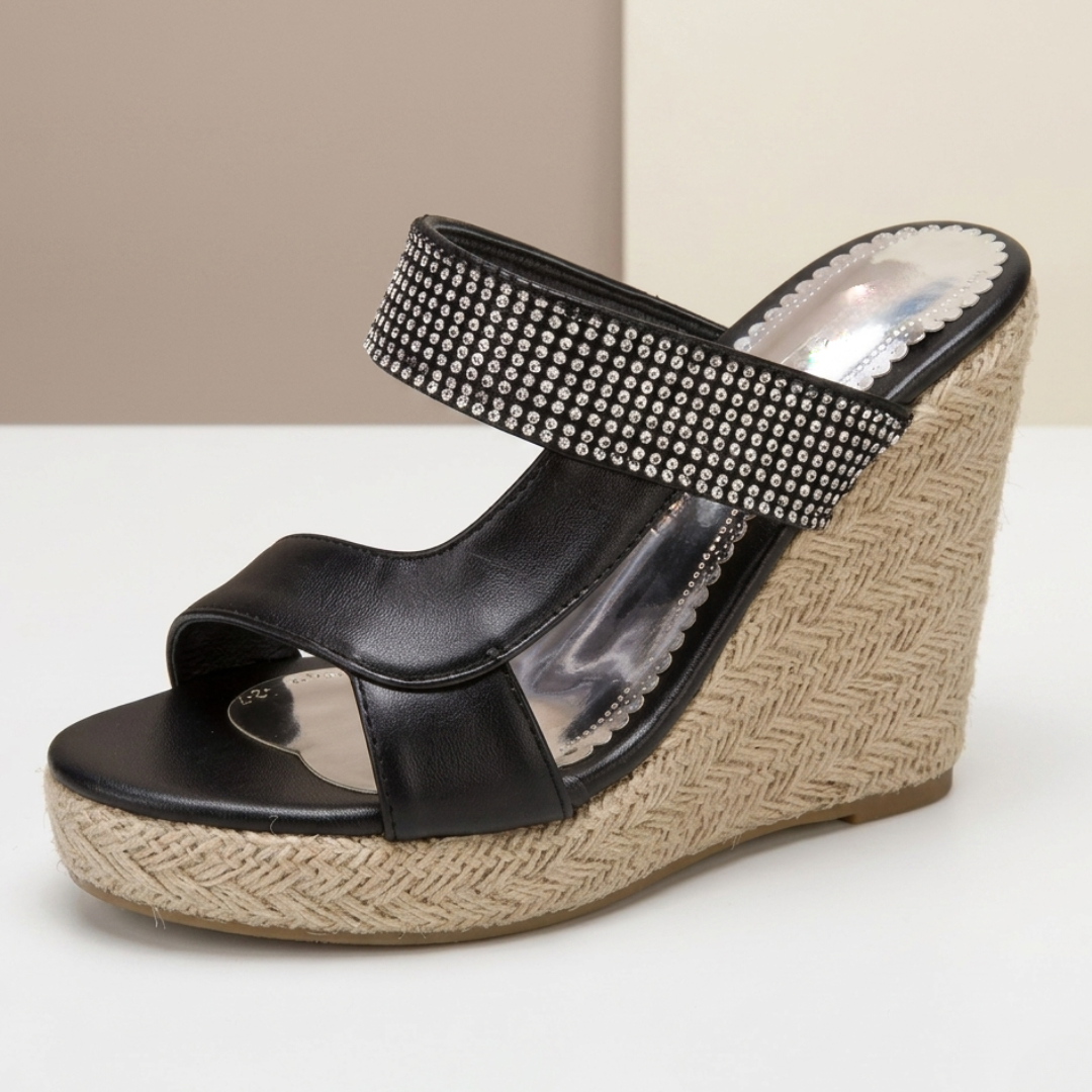 Marbella Rhinestone Wedge