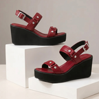 Brooklyn Studded Wedge