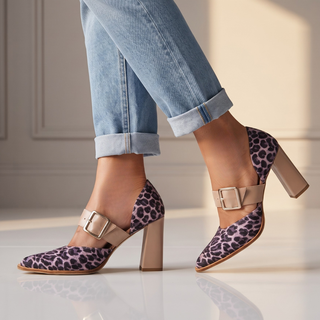 Aveline Leopard Heel