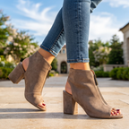 The Zoe Zip Ankle Bootie