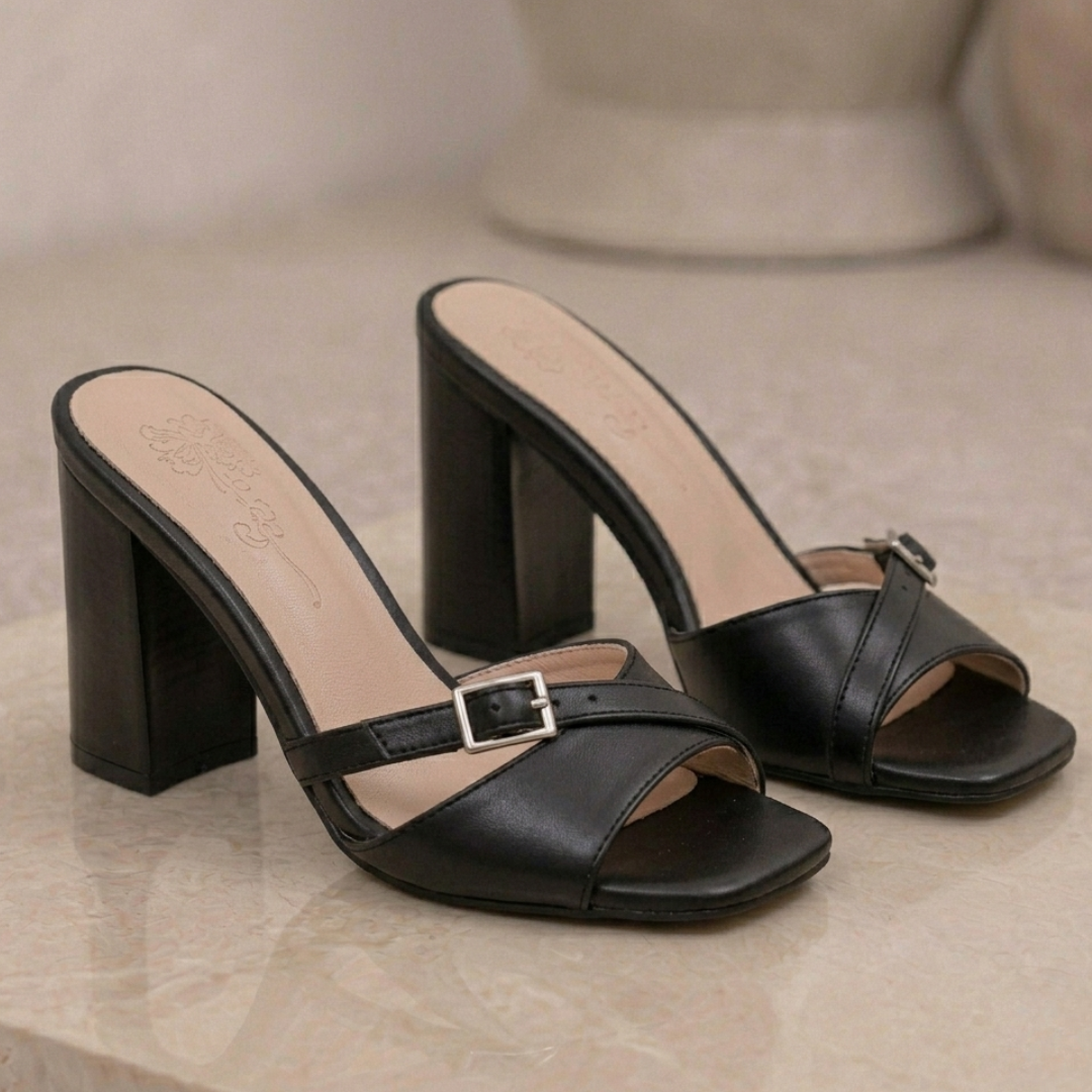 Clara Cross-Strap Mule
