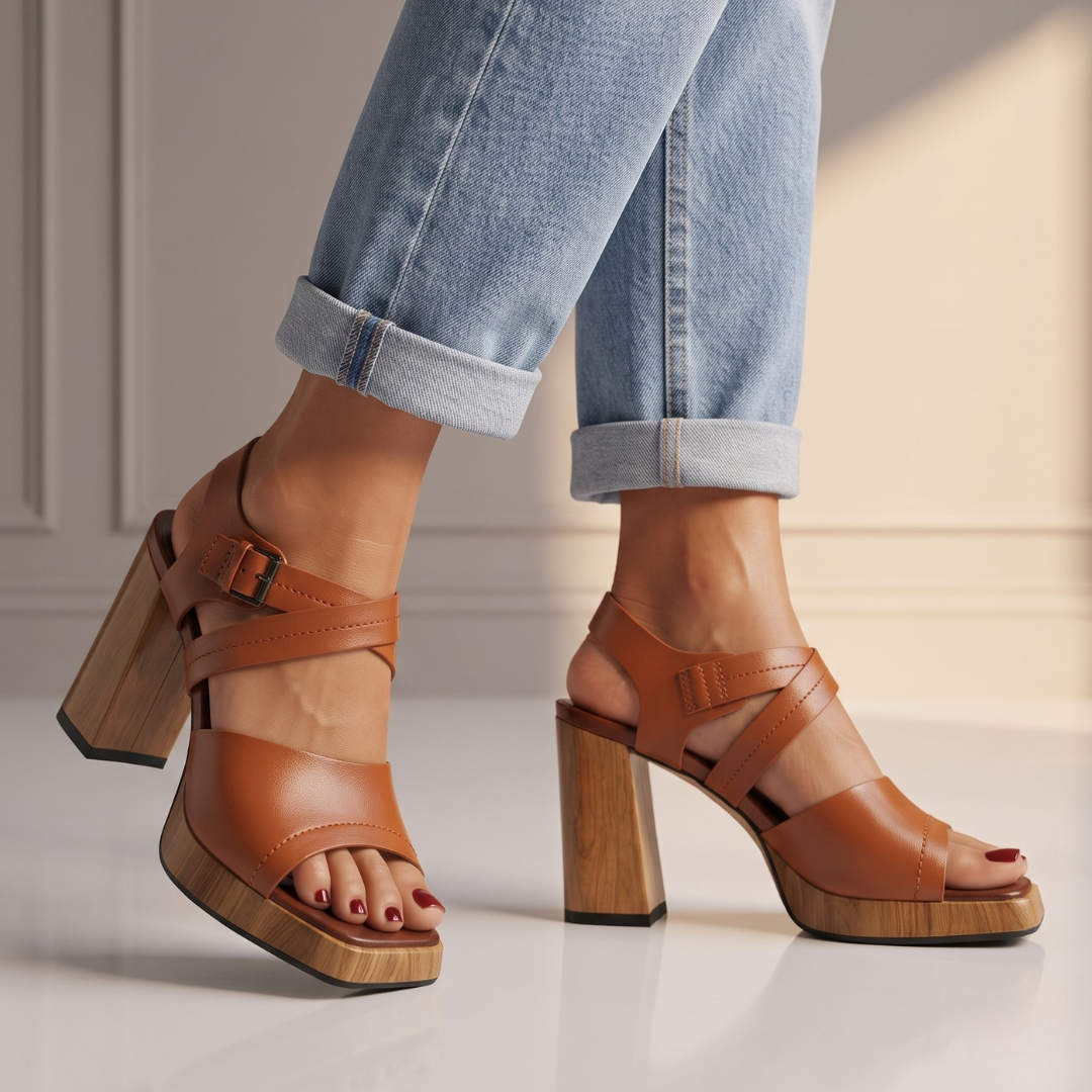Ariella Buckle Heels