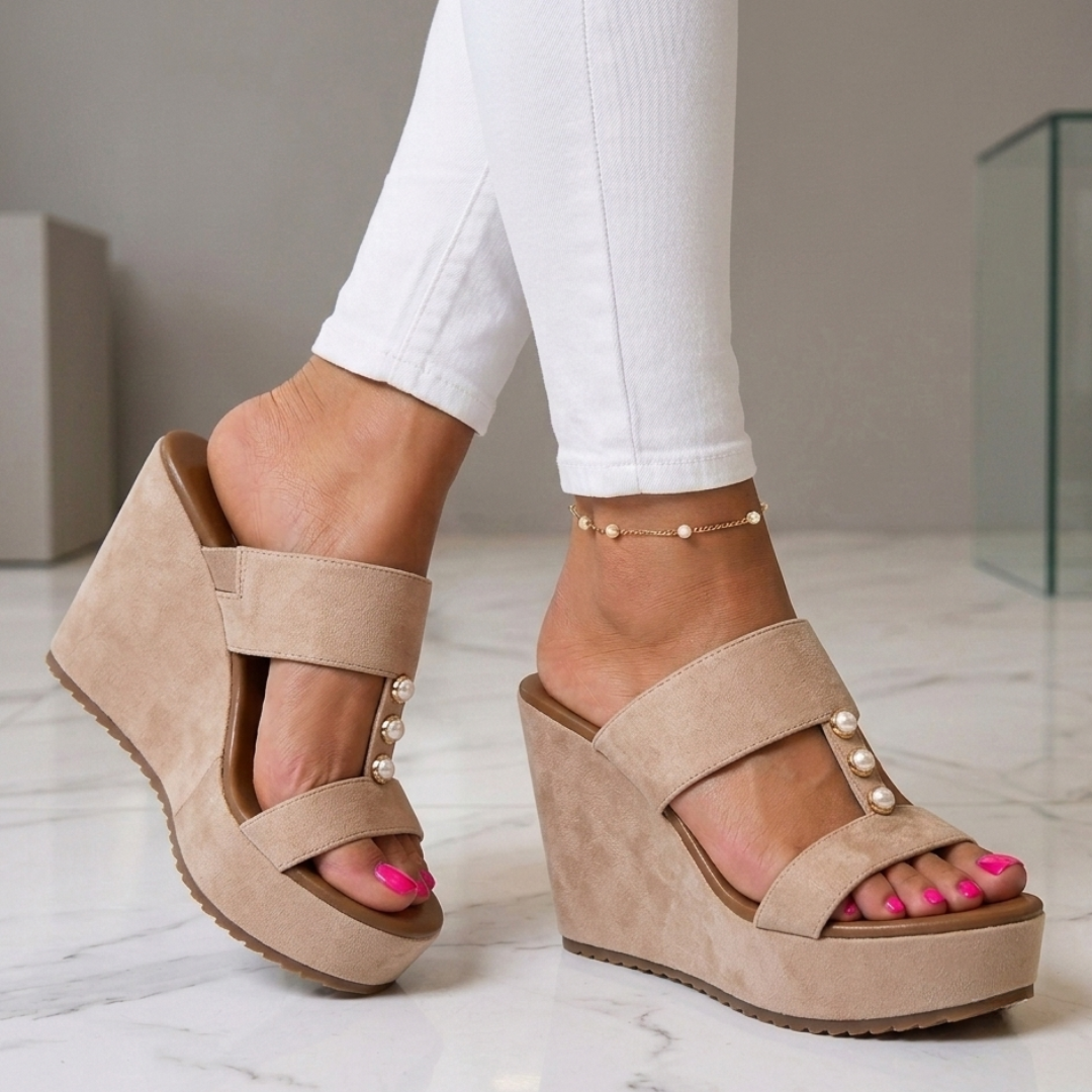 The Clara Pearl Wedge