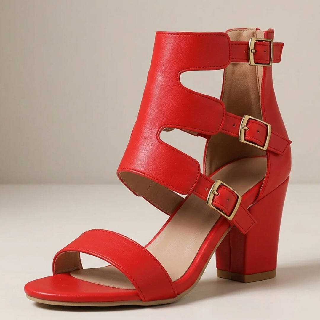 Kendall Triple Buckle Heel