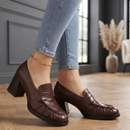 Danica Genuine Leather Heels