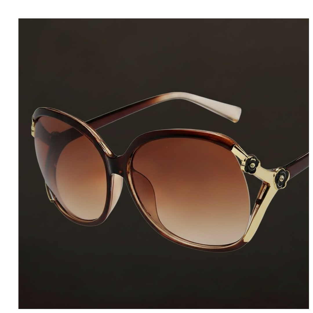 Velvet Rose Gold-Accent Sunglasses