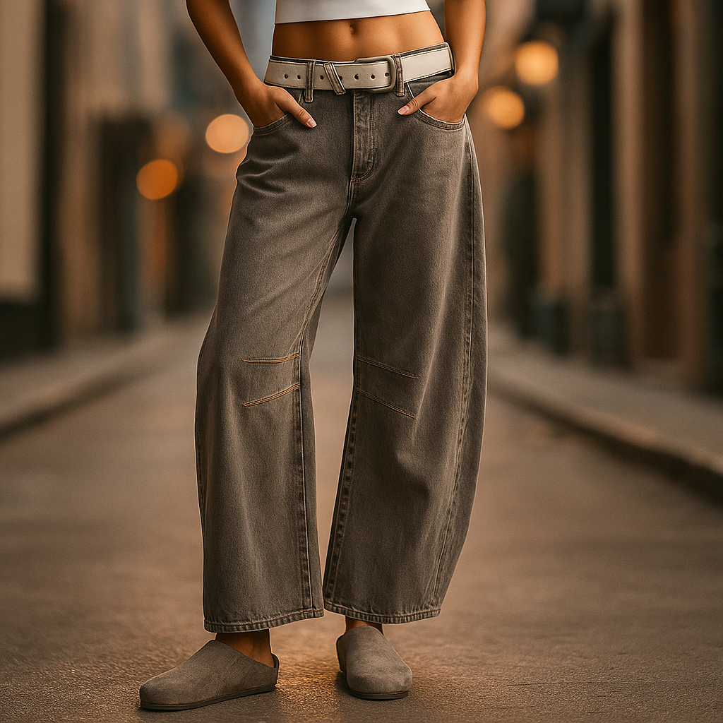 Mia Vintage-Wash Cropped Jean
