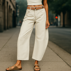 Mia Vintage-Wash Cropped Jean