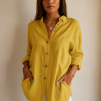 Elena Relaxed Button-Up Shirt