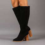 Liana Suede Knee-High Boots