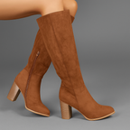 Liana Suede Knee-High Boots