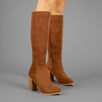 Liana Suede Knee-High Boots