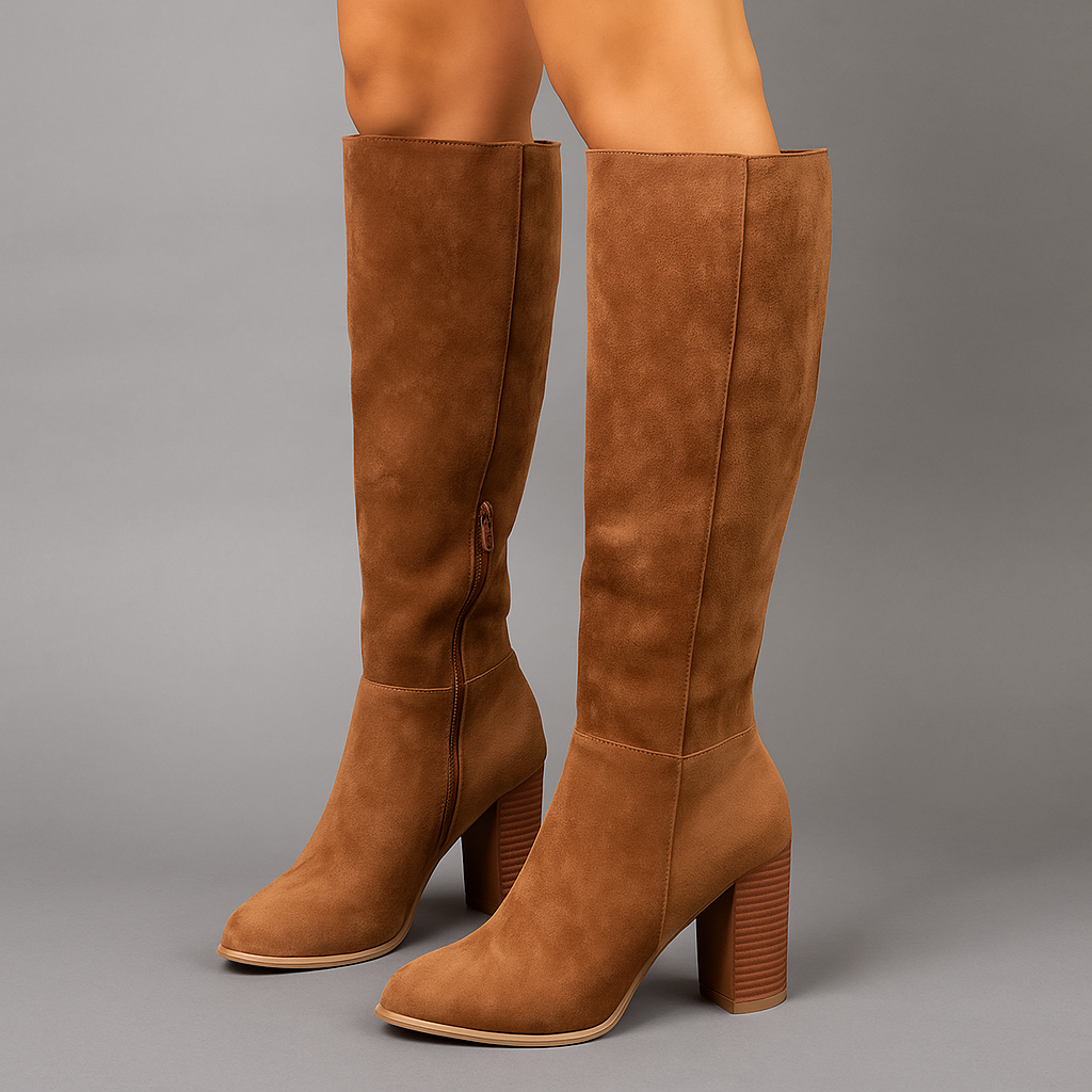 Liana Suede Knee-High Boots