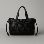 Woven Grace Faux Leather Tote