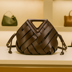 Luna Woven Bucket Bag