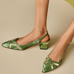 The Luna Velvet Heel