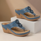 Jasmine Floral Wedge