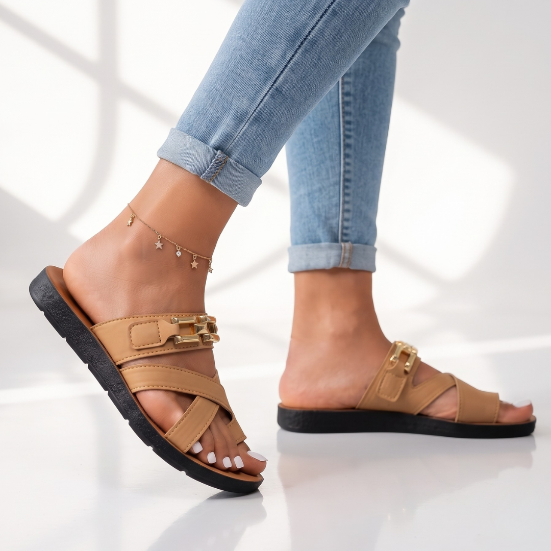 Savannah Strappy Slide Sandal