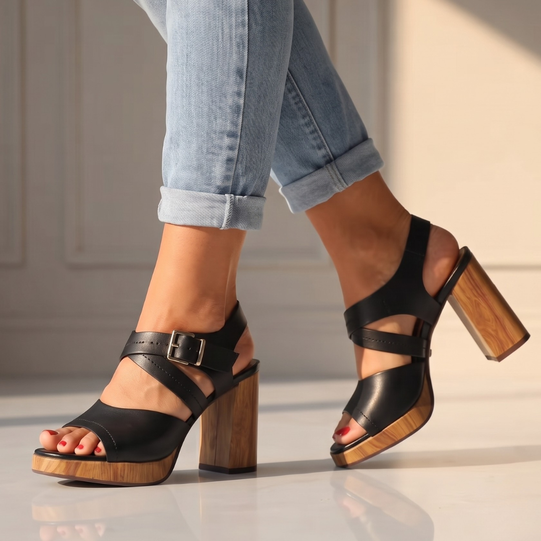 Ariella Buckle Heels