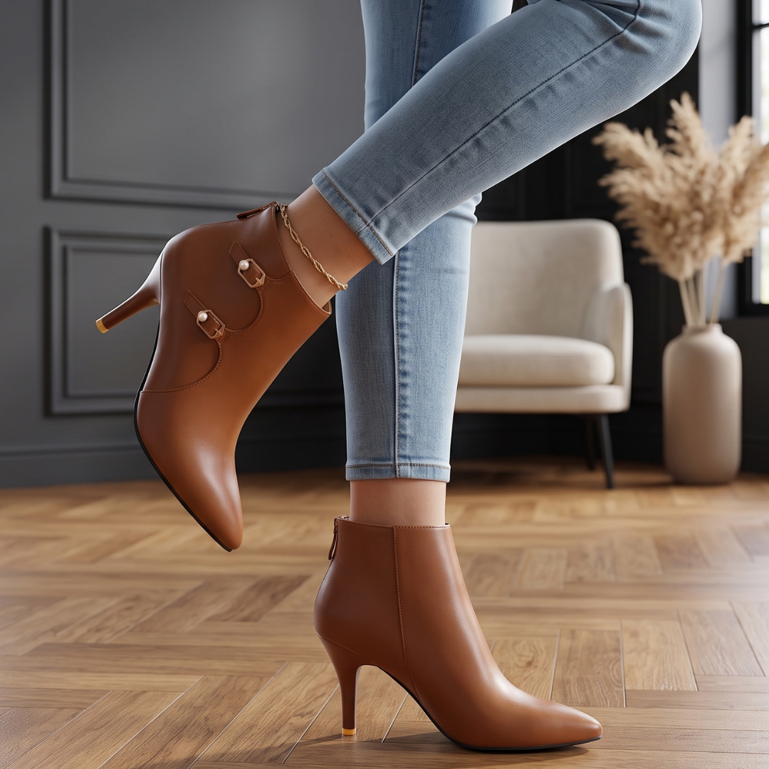 Adeline Buckle Heel