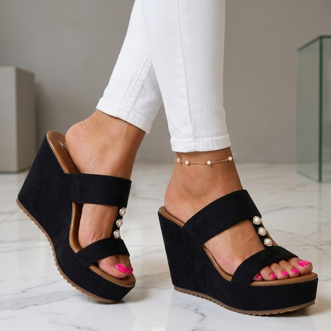 The Clara Pearl Wedge