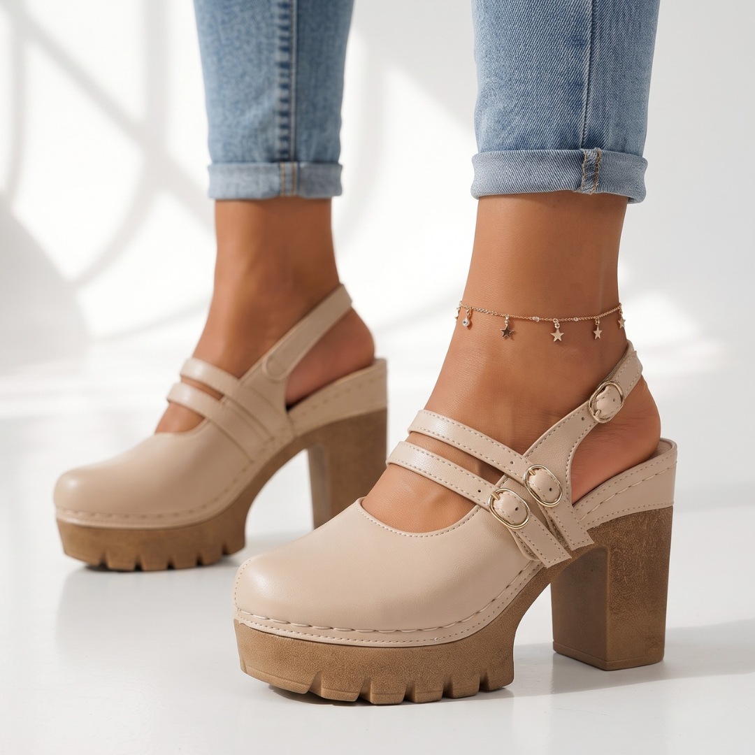Briar Double-Strap Heel
