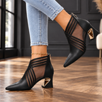 The Marcella Mesh Ankle Boots