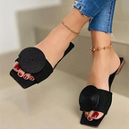The Soleil Woven Mule