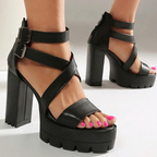 Zoe Platform Sandals
