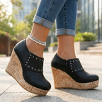 Stella Studded Wedge