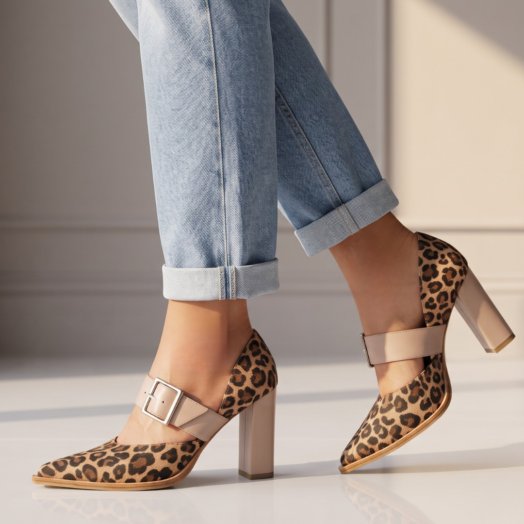 Aveline Leopard Heel