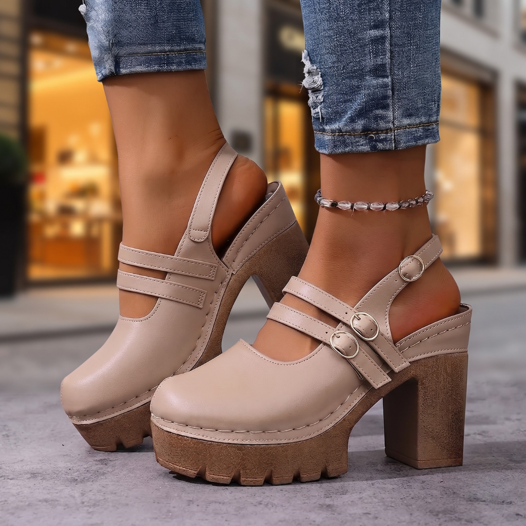 Briar Double-Strap Heel