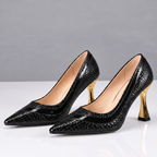 The Livianna Metallic Heels