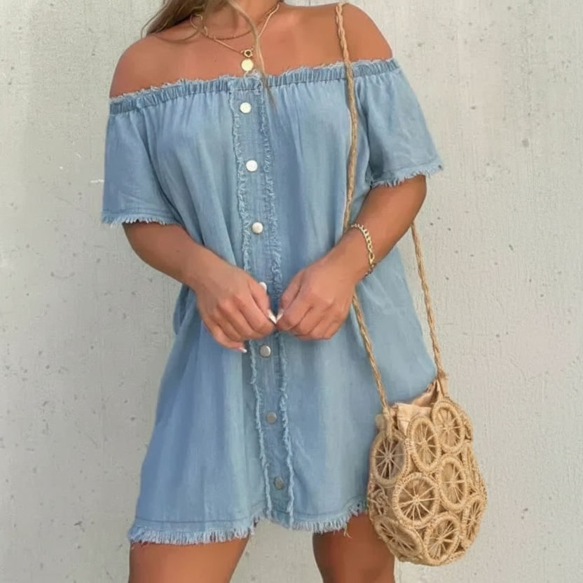 The Sun-Drenched Mini Dress