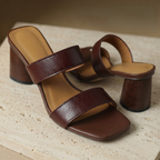 Sophia Genuine Leather Mule