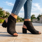 The Zoe Zip Ankle Bootie