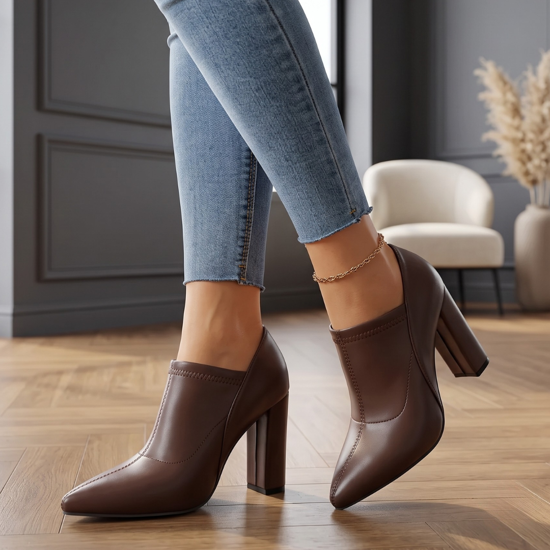 The Emery Pointed Bootie