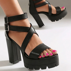 Zoe Platform Sandals