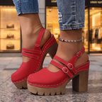 Briar Double-Strap Heel
