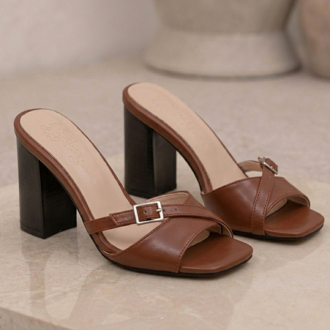 Clara Cross-Strap Mule