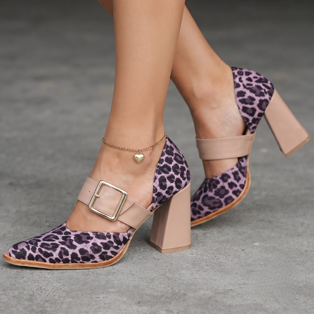 Aveline Leopard Heel