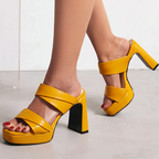 The Sienna Cross Strap Heel