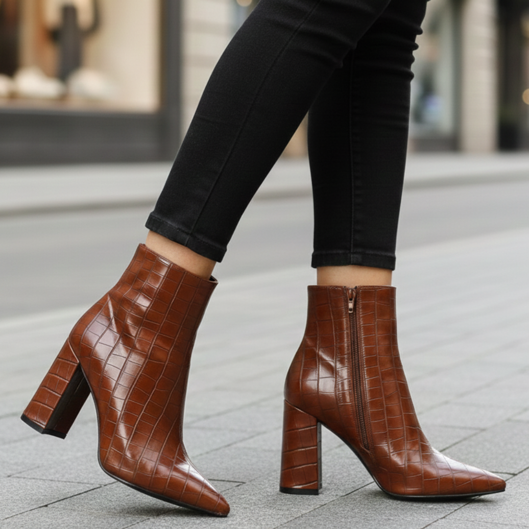 Selena Polished Ankle Boot