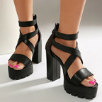 Zoe Platform Sandals