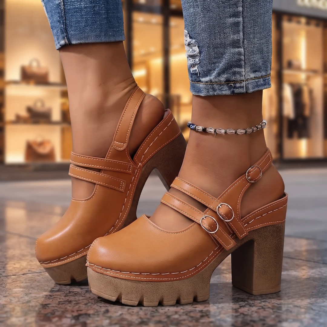 Briar Double-Strap Heel
