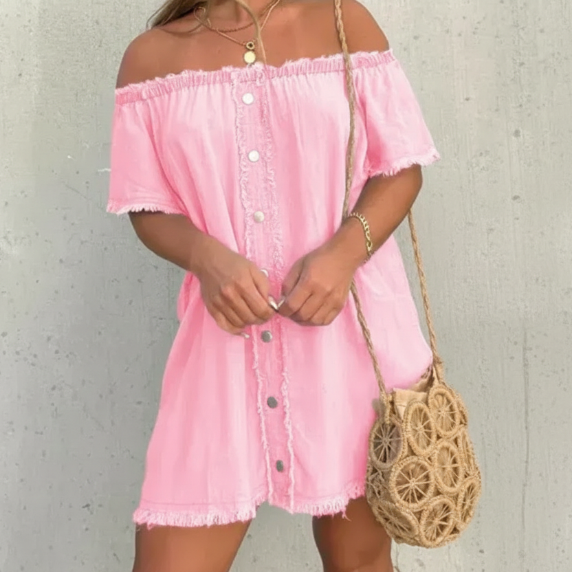 The Sun-Drenched Mini Dress