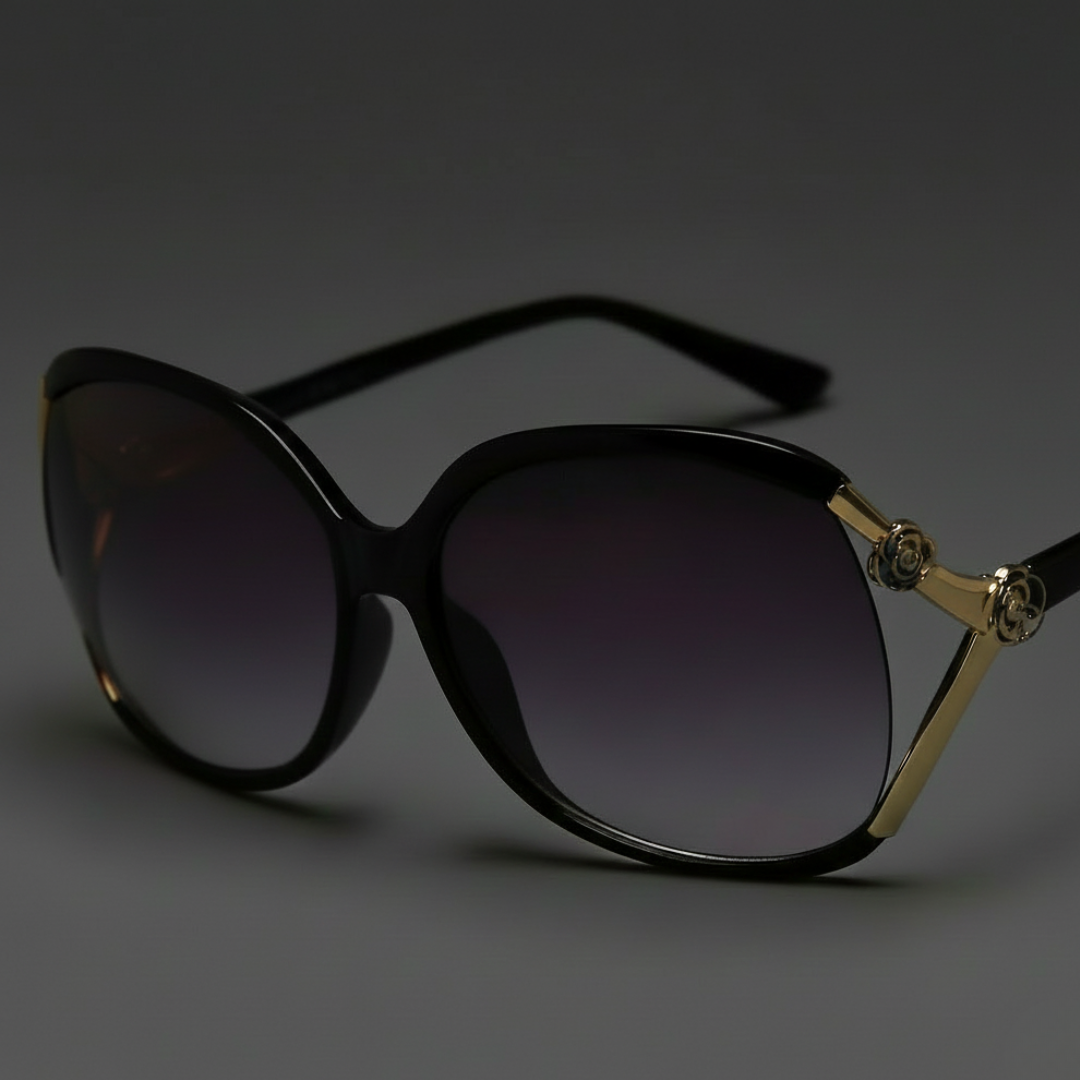 Velvet Rose Gold-Accent Sunglasses