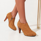 Evelyn Pedal Suede Heel